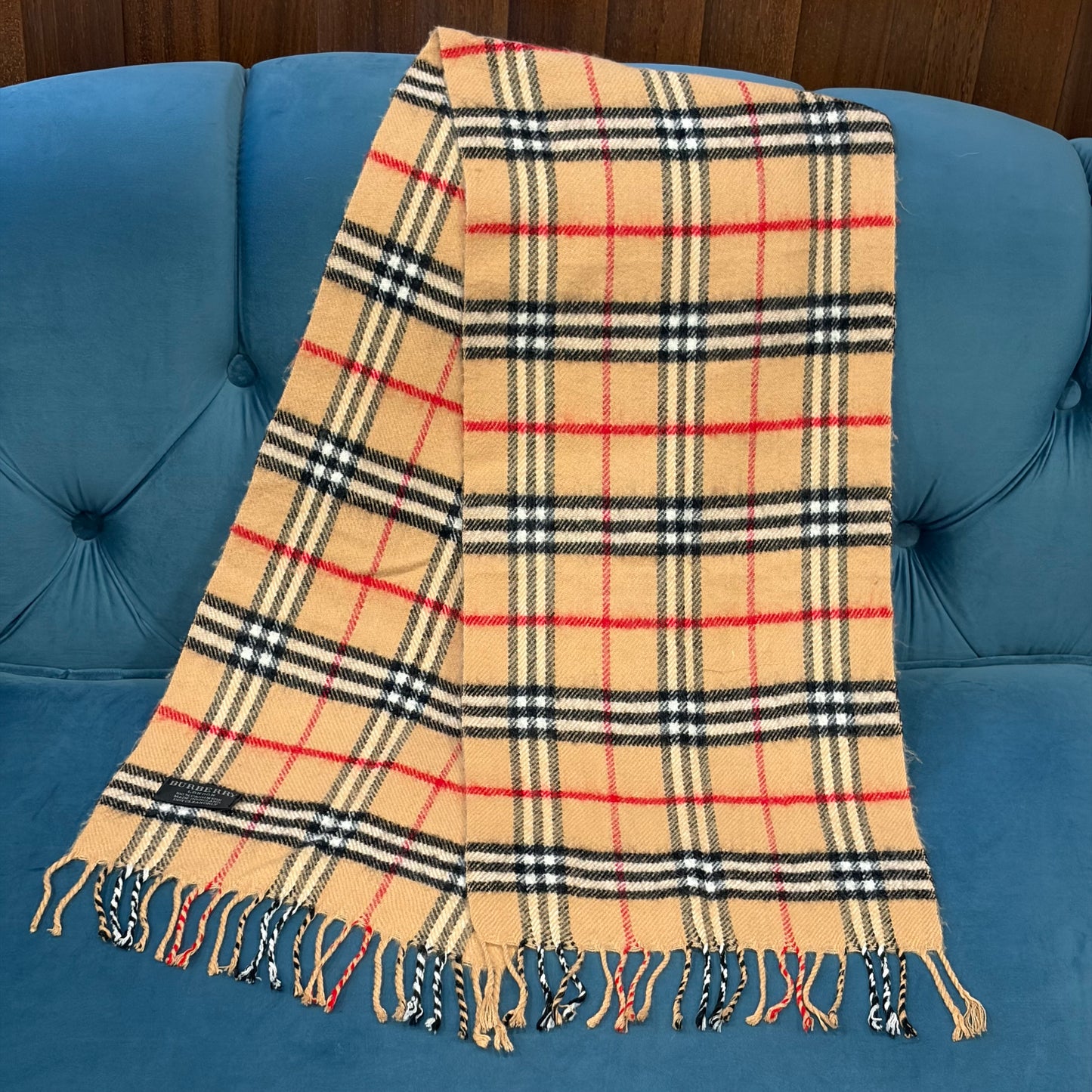 BURBERRY Nova Check Scarf Beige