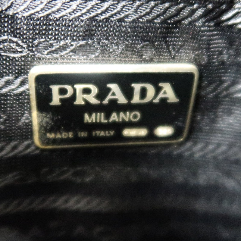 PRADA Shoulder Bag Black Gold Hardware With Dust Bag Chain Shoulder Bag
