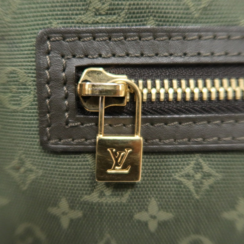 Louis Vuitton Mini Lucille PM, Monogram Mini Canvas Handbag, Green, Gold Hardware