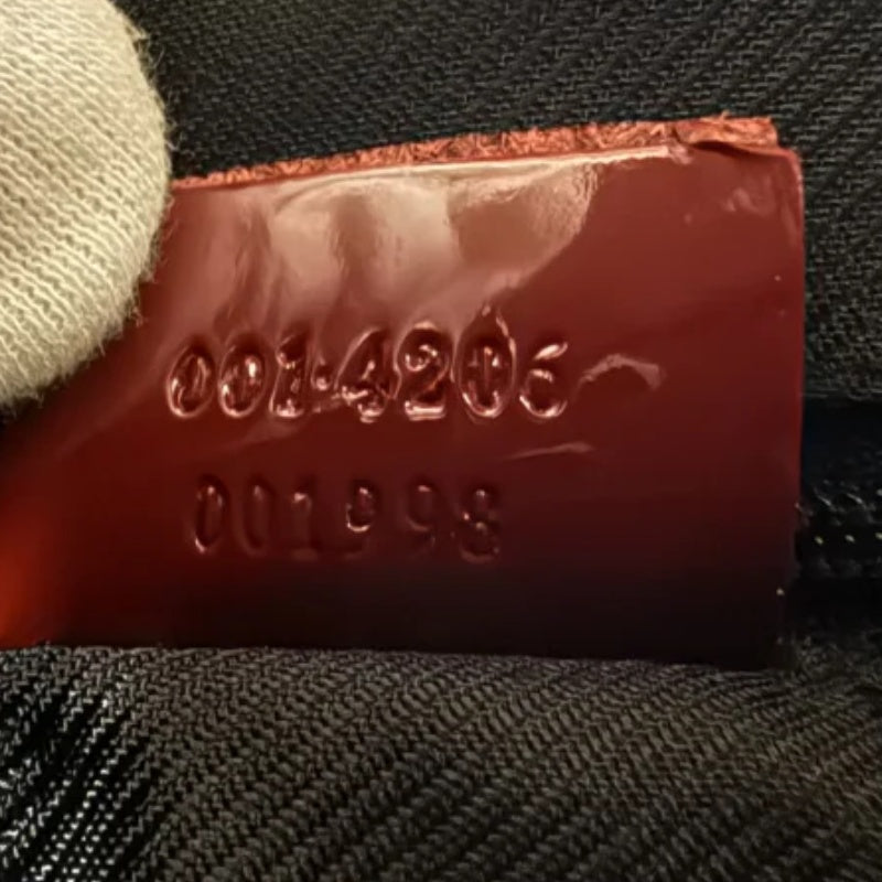 GUCCI GG Canvas Shoulder Bag, Red, Gold Hardware