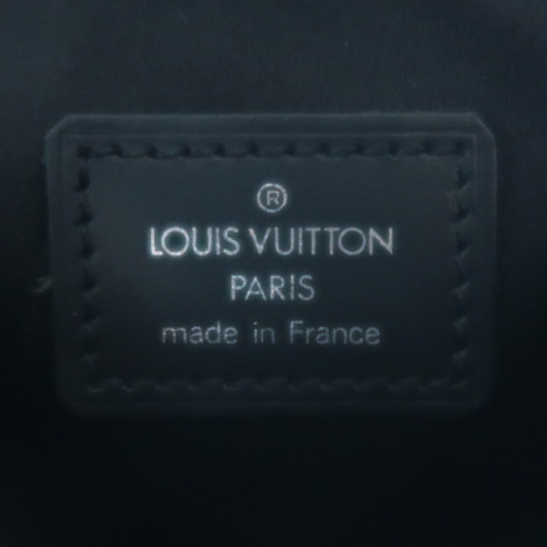 Louis Vuitton Black Pouch & Little Bucket, Canvas Denim, with Dust Bag (Monogram Pattern)