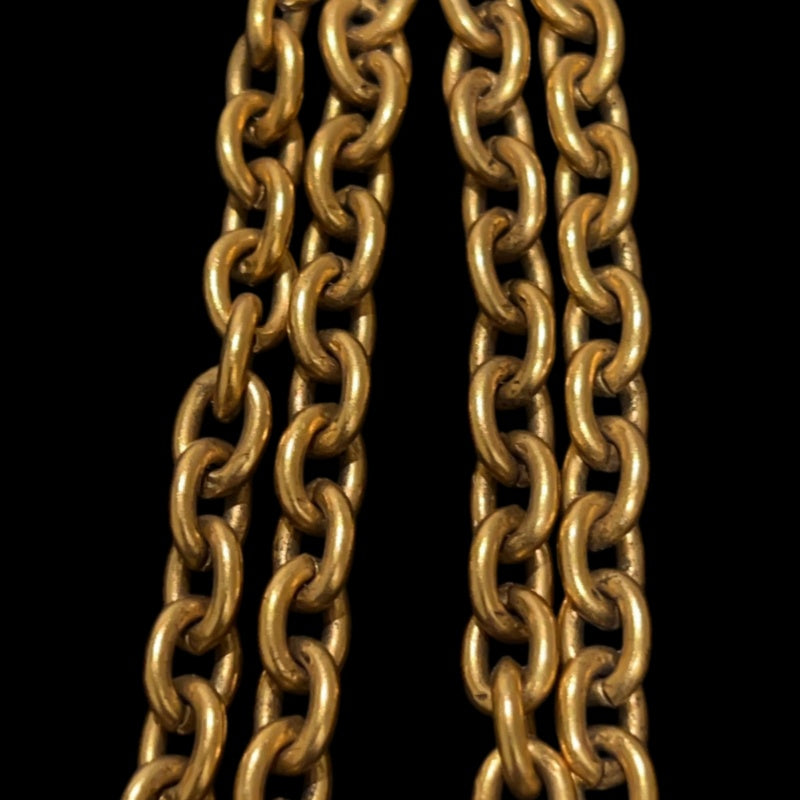 CHANEL Necklace, GP (Gold Plated), Alloy, Sweater Chain / Waist Chain