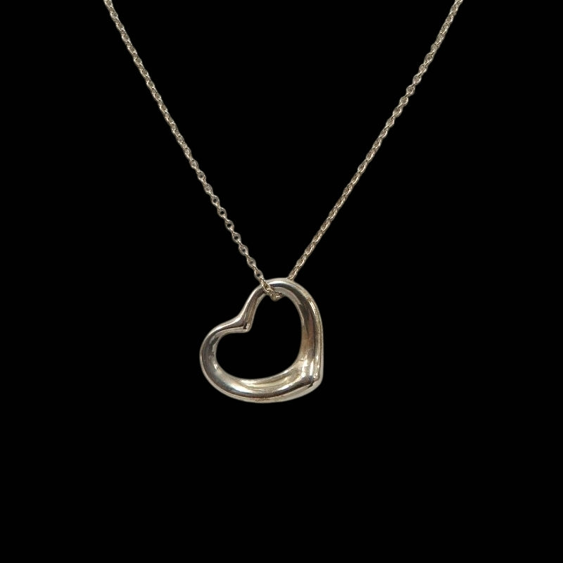 TIFFANY Open Heart Necklace 925 Silver