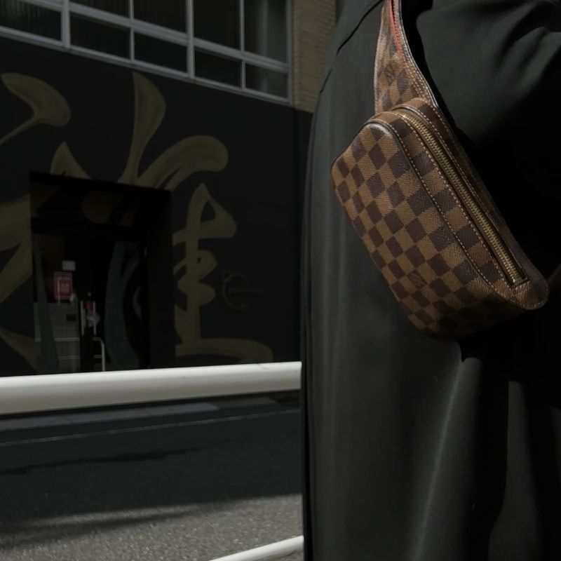 Louis Vuitton Damier Jeronimos Body Bag (With Storage Bag & Dust Bag) PVC Chest Bag