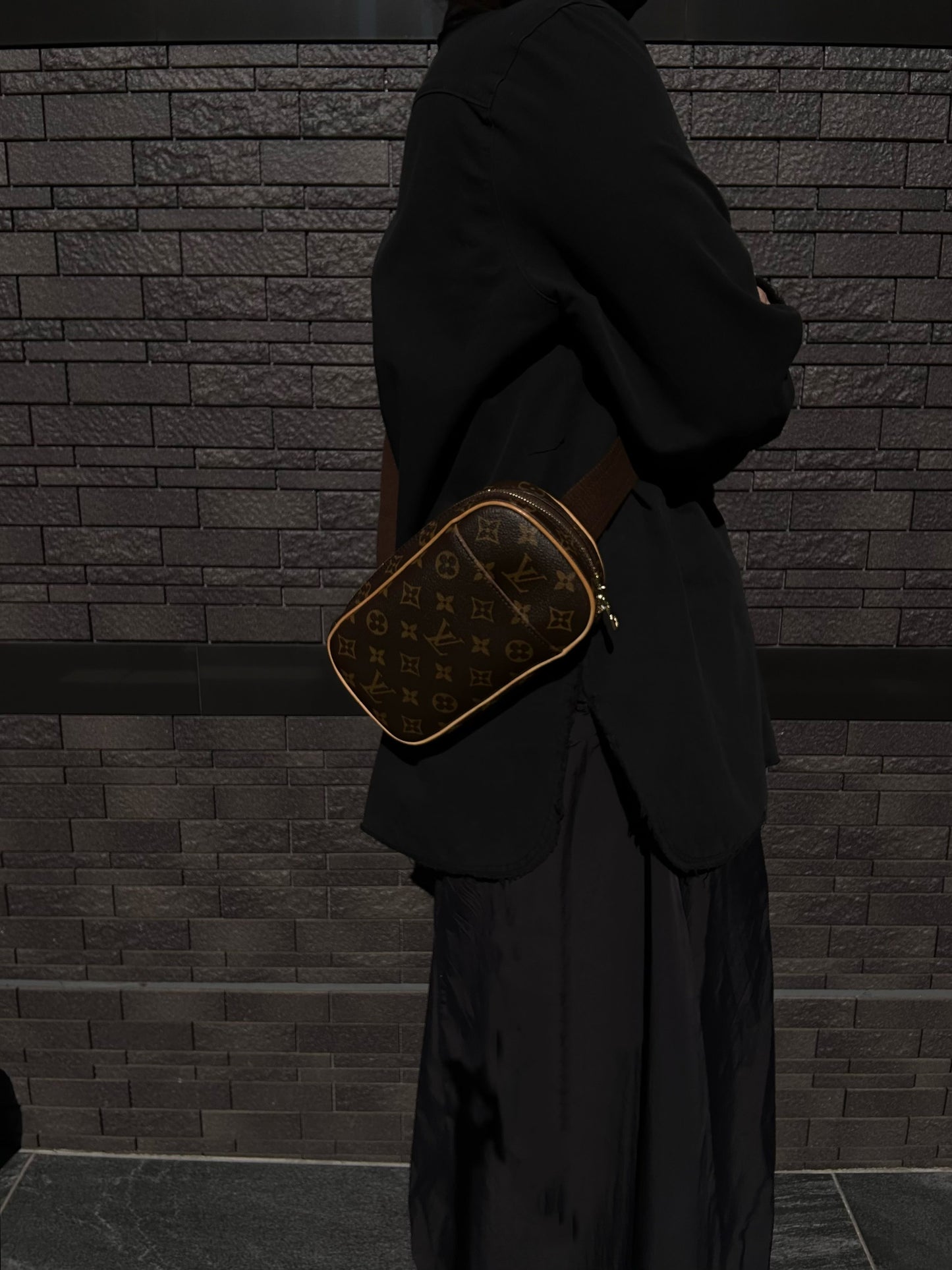 Louis Vuitton Pochette Gange, One-Shoulder Bag, Monogram