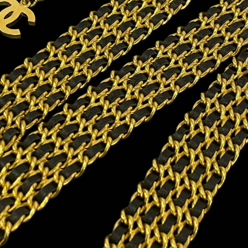 CHANEL Chain Belt, 96A, Gold Hardware, Alloy, With Box