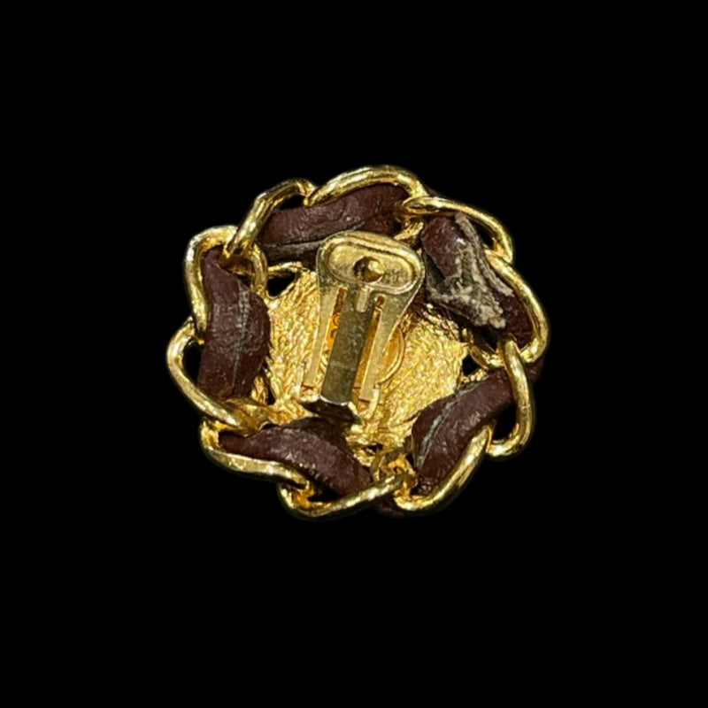 CHANEL Single Earring Alloy