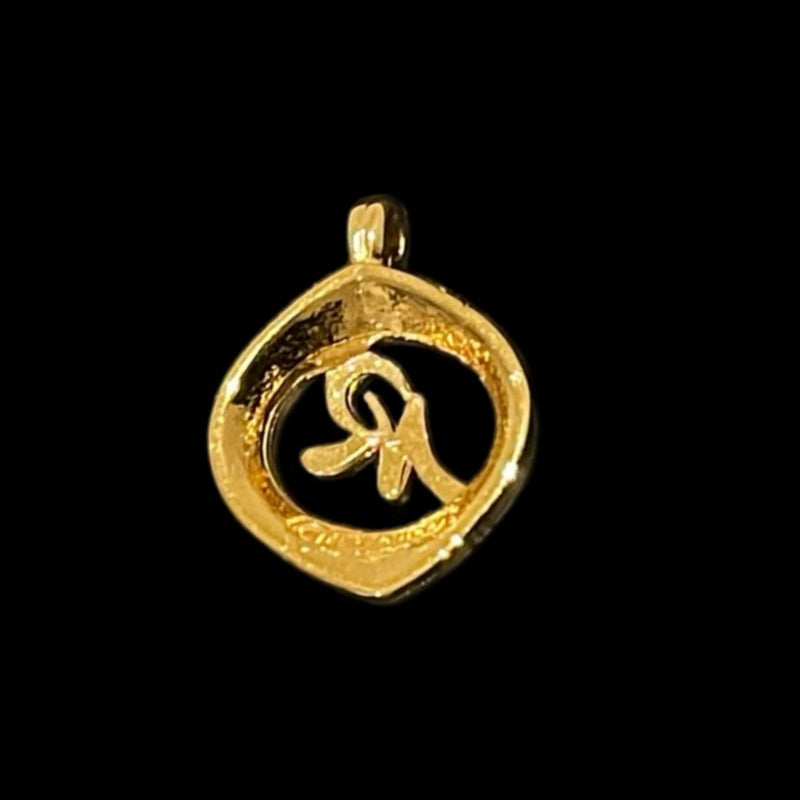 NINA RICCI Gold Hardware Pendant Top