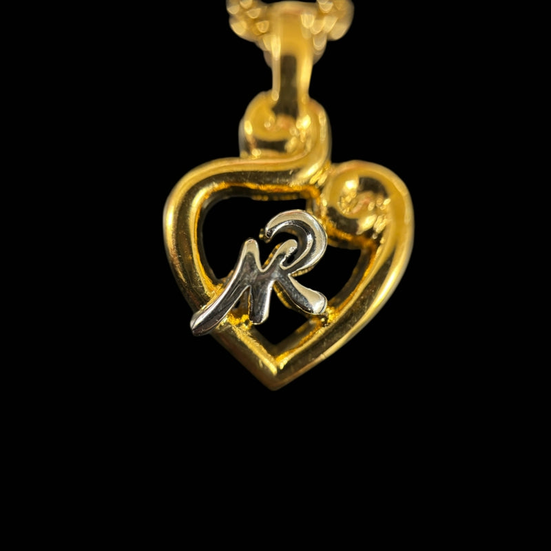 NINA RICCI Gold-Tone Heart Necklace