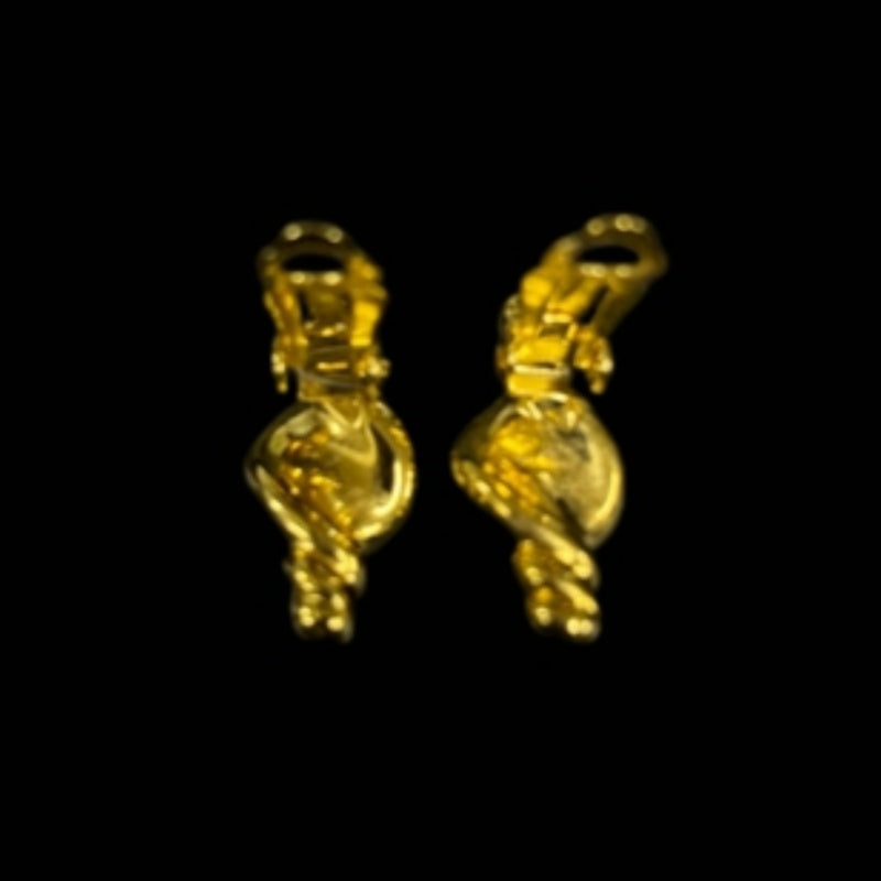 NINA RICCI Gold-Tone Alloy Clip-On Earrings