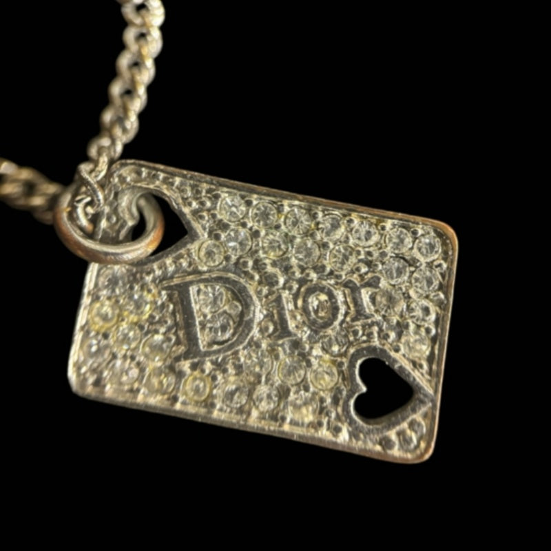 DIOR Ribbon Bracelet, Gold-Tone Hardware, Gold, Alloy