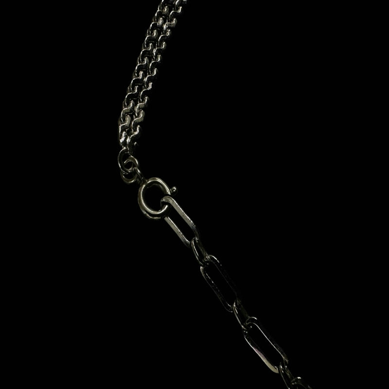 DIOR Necklace, Green Stone, White, Alloy with Rhinestones