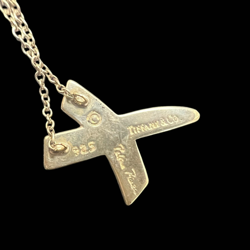 TIFFANY 925 sterling silver necklace, Kiss design