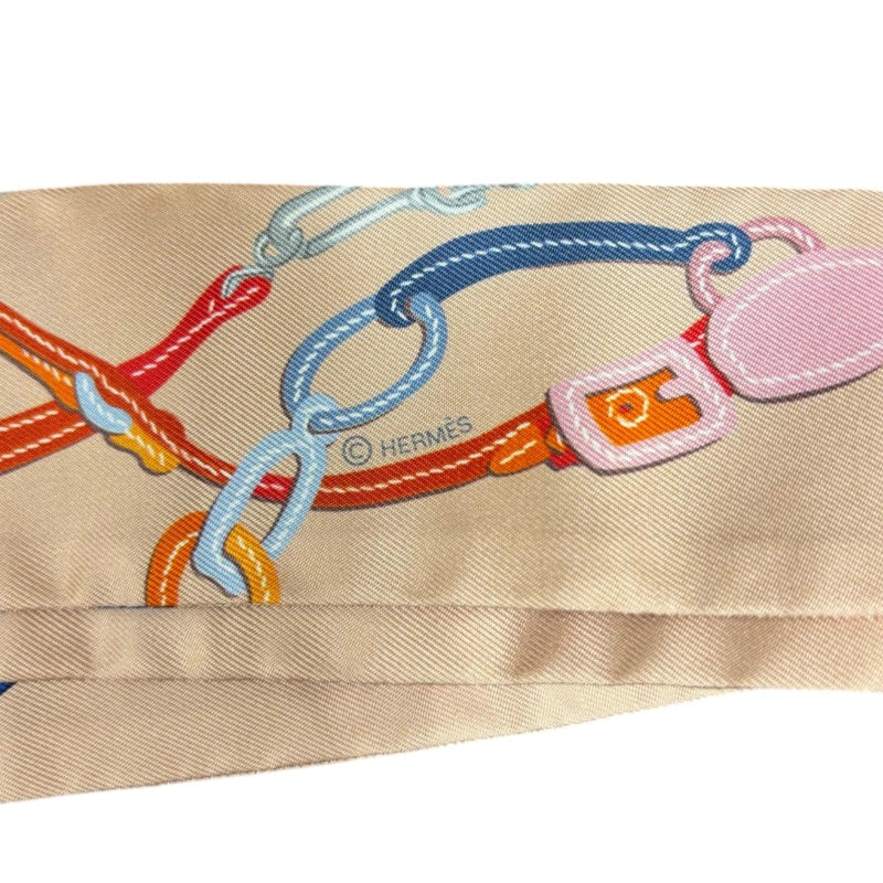HERMES Twilly, Beige Tone, with box