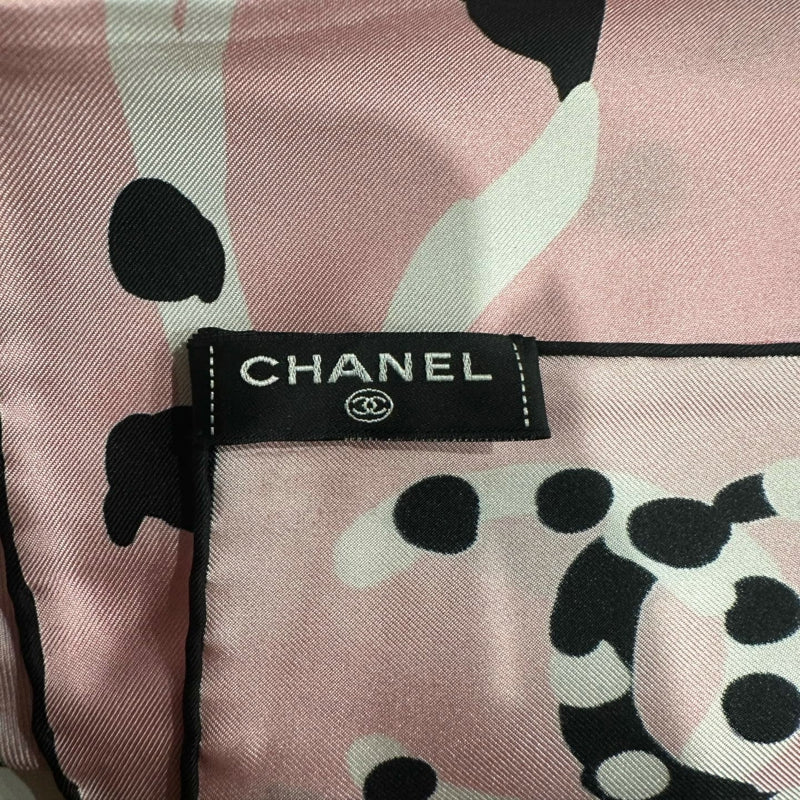 CHANEL Pink Scarf With Tag