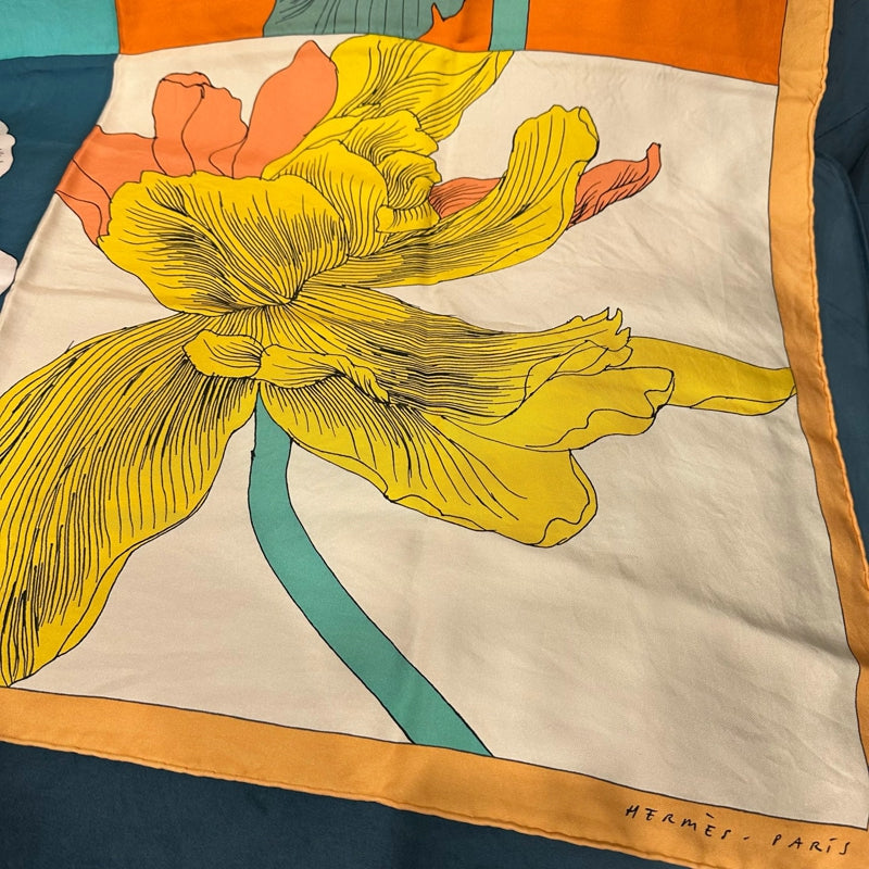 HERMES scarf, orange
