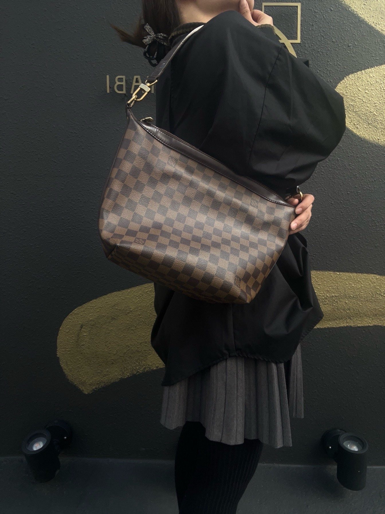 LOUIS VUITTON Irovo MM Damier Ebene Handbag