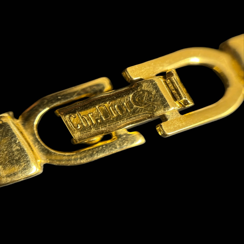Dior Gold Alloy Bracelet With Gold Hardware
