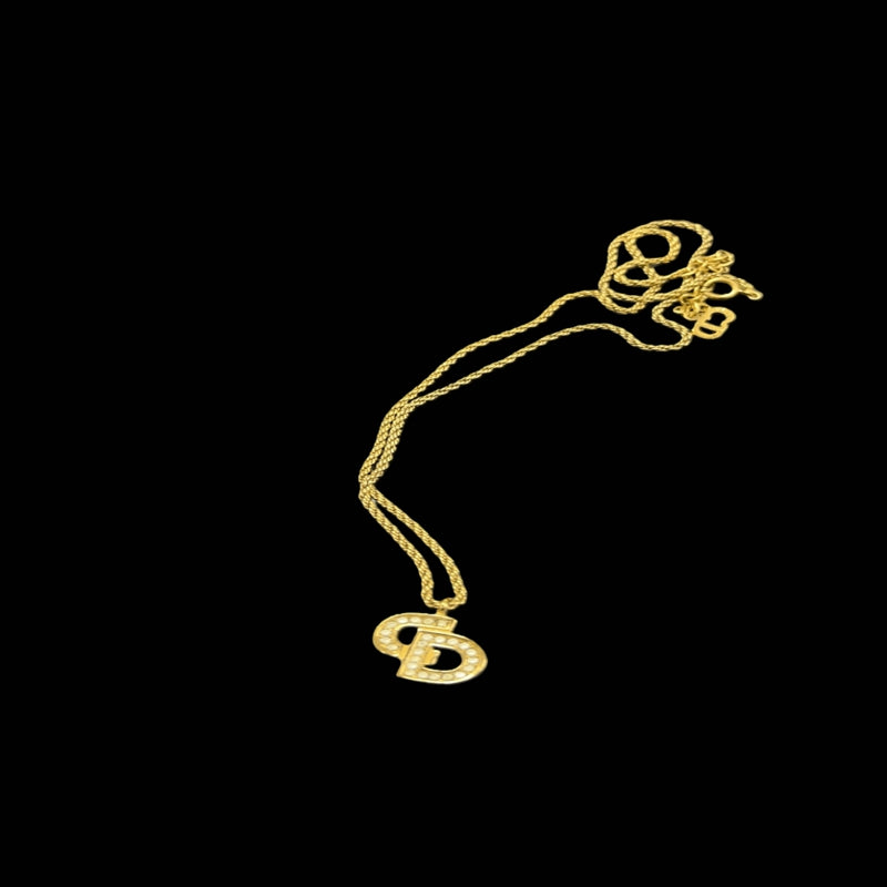 DIOR necklace, gold-tone alloy hardware