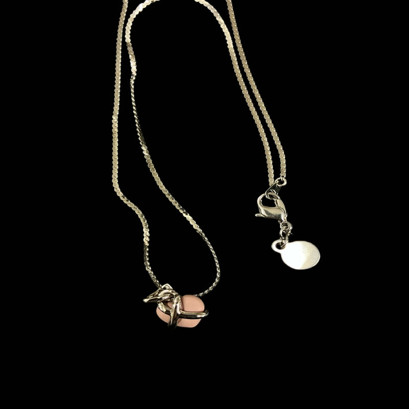 WEDGWOOD necklace, silver-tone alloy hardware