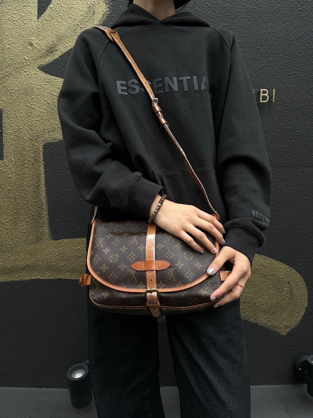 LOUIS VUITTON Soufflot 30 (Nicknamed "Gemini 30"), Monogram Coated Canvas, Shoulder & Crossbody Bag, Brown