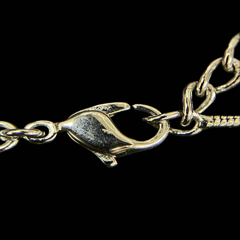 DIOR necklace, silver-tone alloy hardware