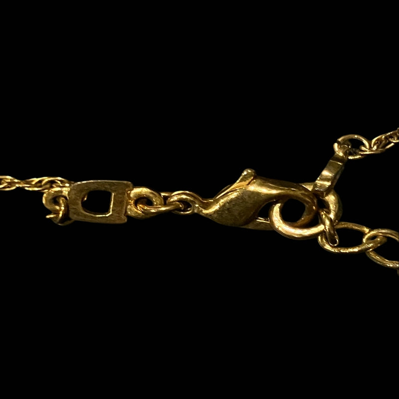 DIOR necklace, gold-tone alloy hardware, accessory