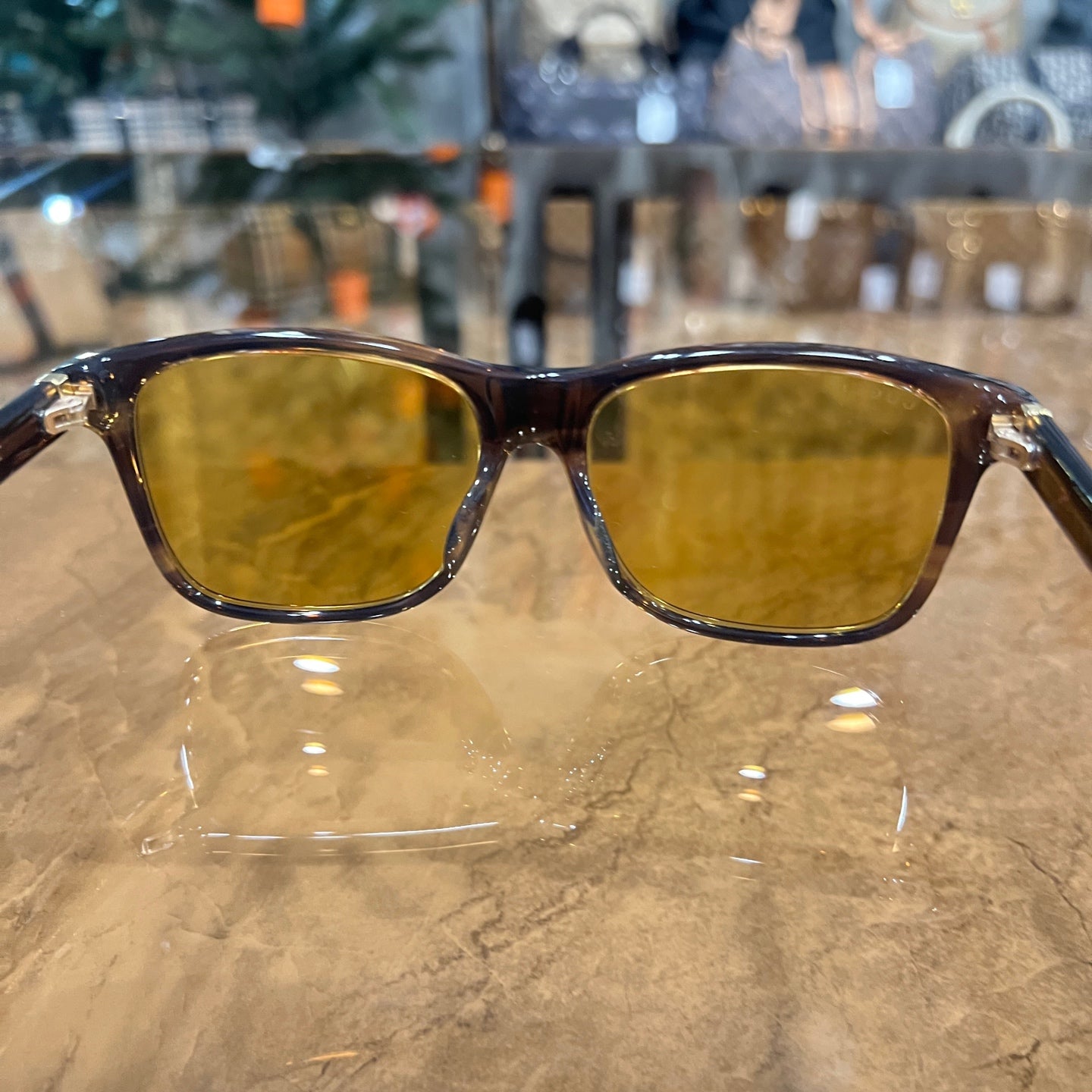 GUCCI Sunglasses, 54??16-145, Brown, Resin Frame, Comes with Case & Dust Bag