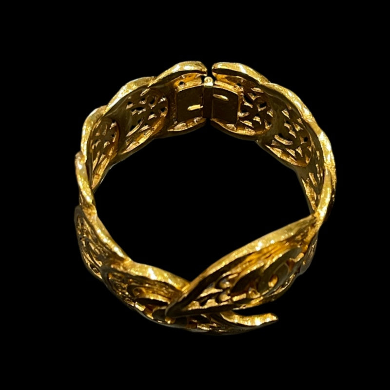 CHANEL Gold Volume Bangle