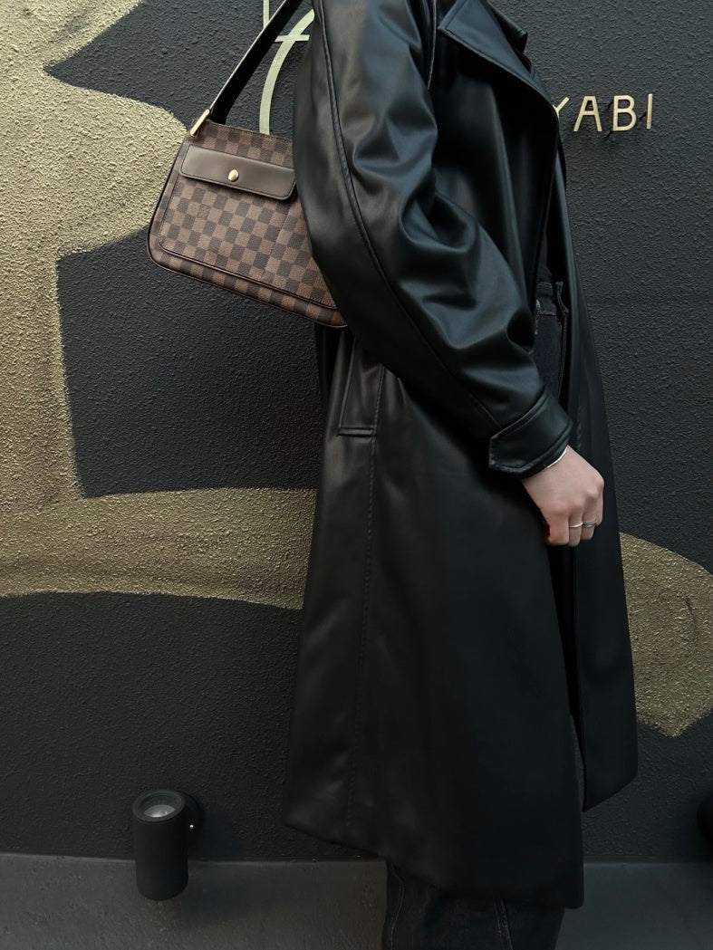 LOUIS VUITTONOverny Damier Ebene Canvas Handbag