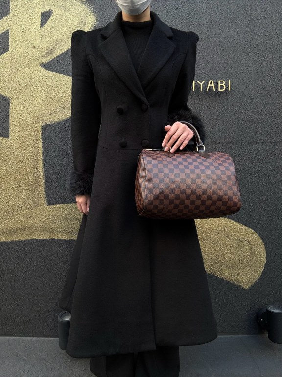 LOUIS VUITTON Speedy 30 Damier Ebene Handbag With Padlock & Two Keys LV Damier Speedy 30 Handbag