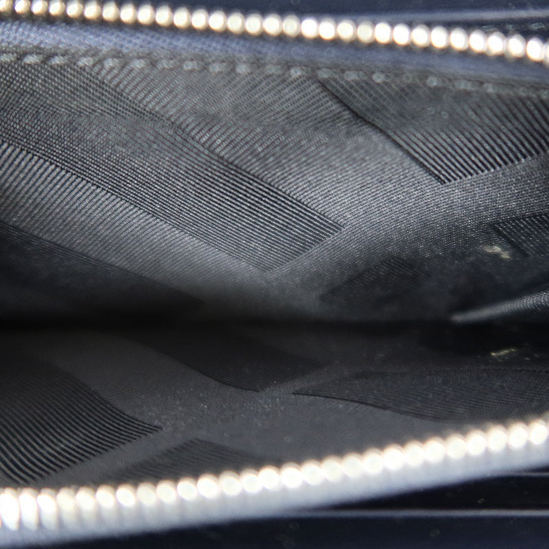 BURBERRY Classic Texture Long Wallet Black PVC