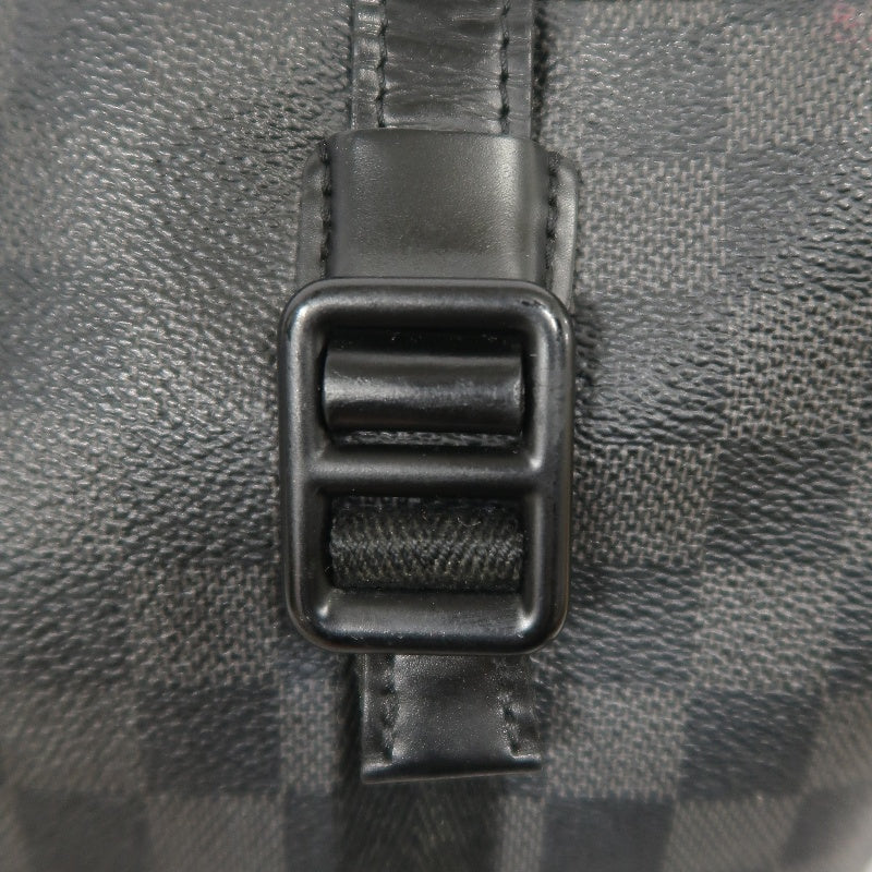 LOUIS VUITTON LV Skyline Damier Graphite Tote Shoulder Bag Black PVC
