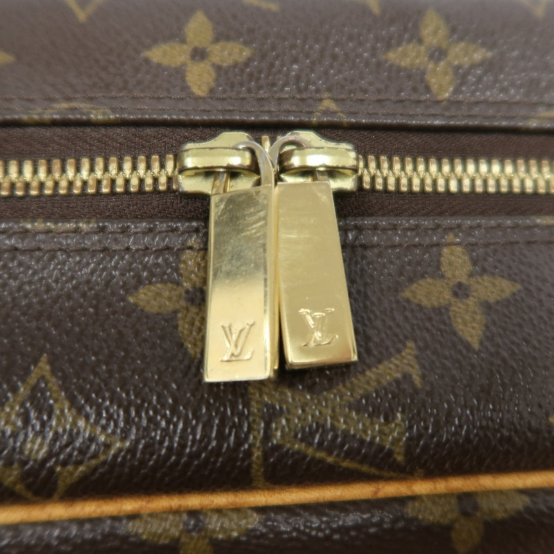 LOUIS VUITTON Monogram Pallas MM Shoulder Bag Brown
