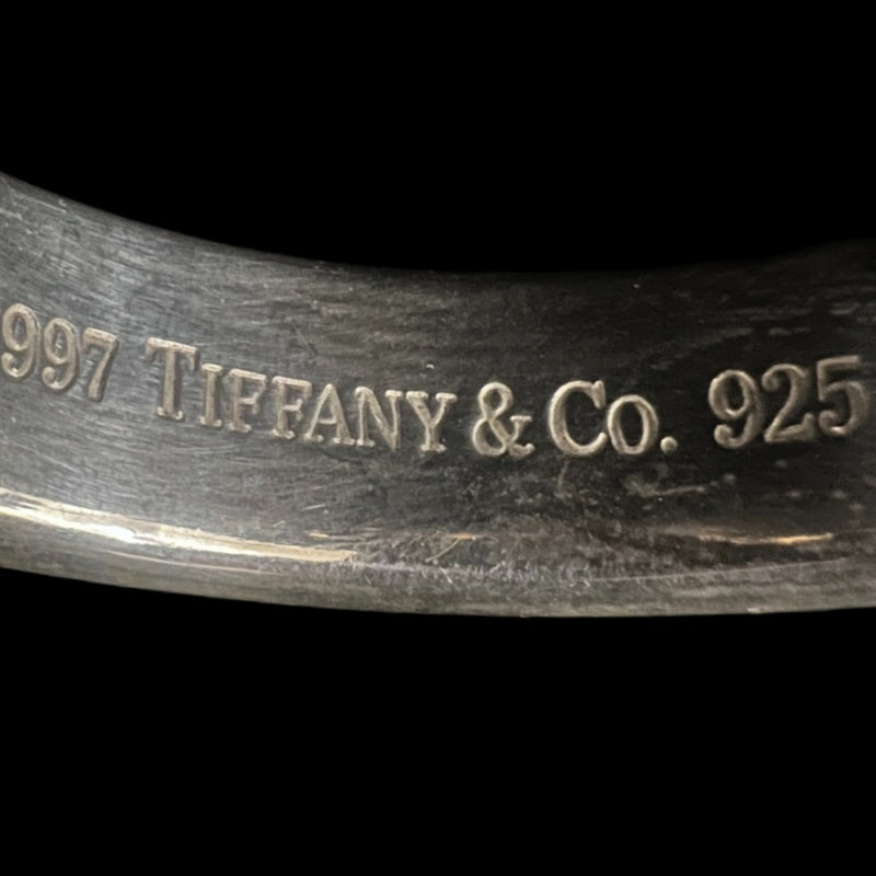 TIFFANY & CO. 1837 Narrow Bangle Bracelet Cuff 925 Silver Total Weight Approx 27.0g T&CO 1837 Stamped Open Bangle
