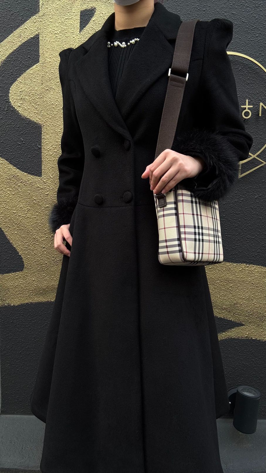 BURBERRY Nova Check Shoulder Bag, Beige, Silver Hardware, BURBERRY Check PVC Crossbody Bag