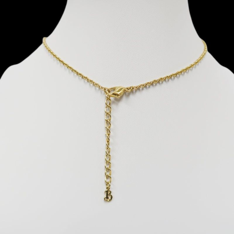 BURBERRY necklace, horseshoe pendant, gold-plated