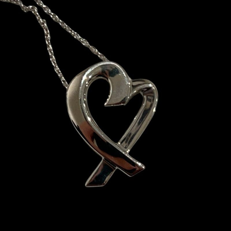 TIFFANY, Tiffany, SV, Sterling Silver 925, Heart, Necklace, Tiffany Heart Necklace, 925 Silver