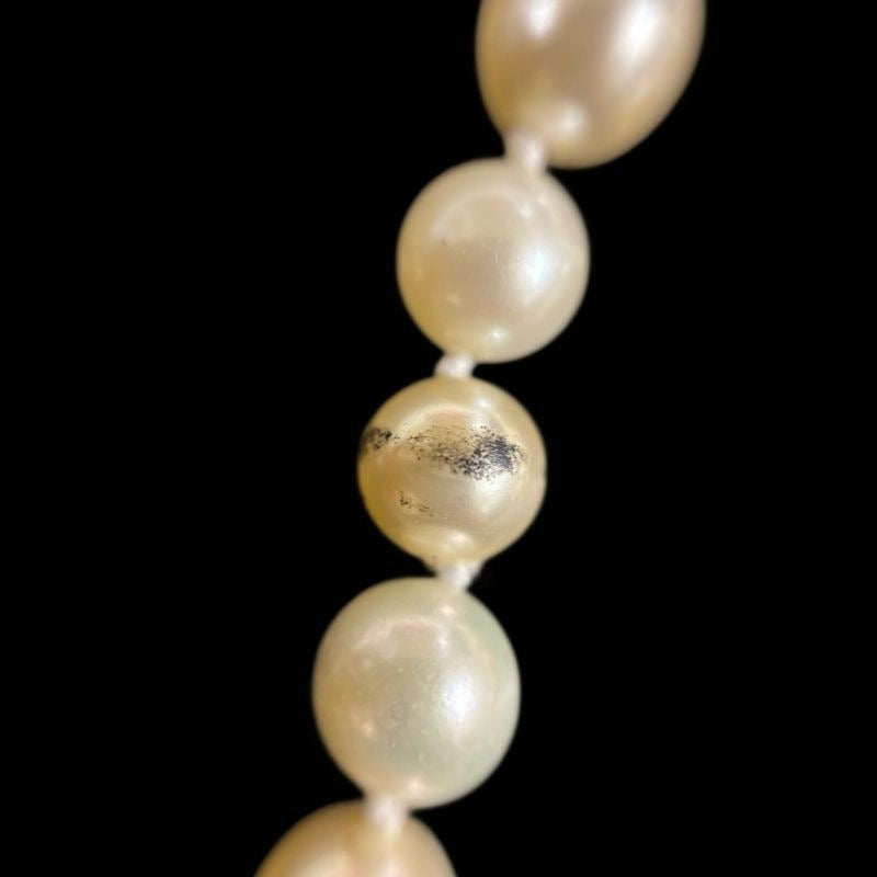 CHANEL Pearl Necklace, Gold-Tone