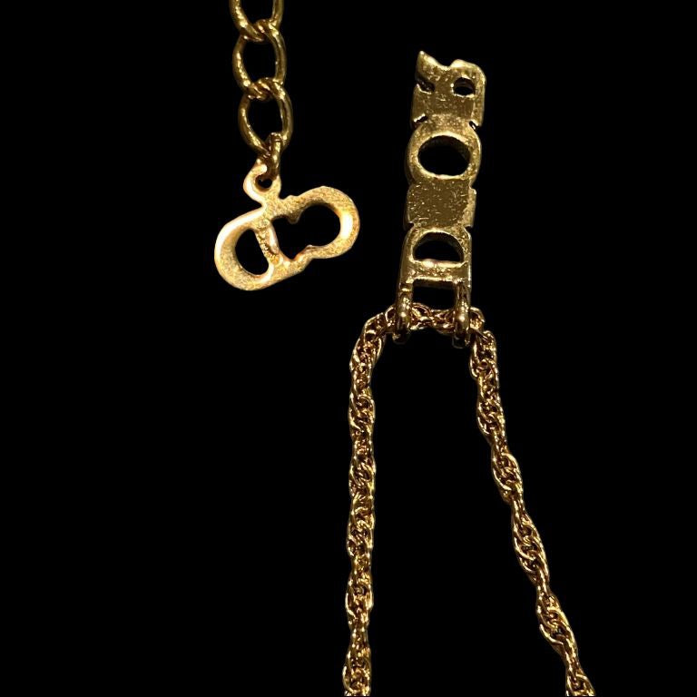 DIOR Necklace, Gold-Tone Hardware. DIOR Gold-Tone Alloy Necklace.