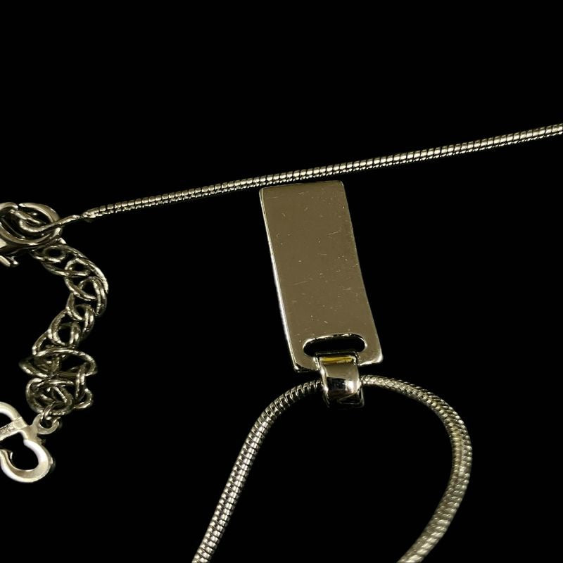 DIOR Necklace, Silver-Tone Hardware, DIOR Silver Alloy Necklace