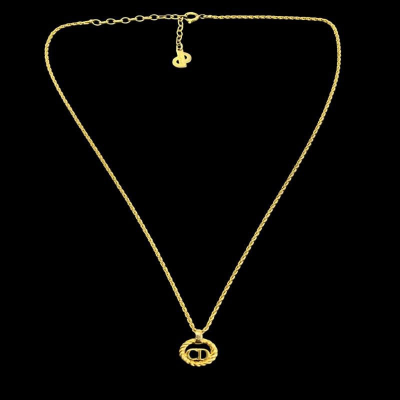 DIOR Necklace Accessory, Gold-Tone Alloy Necklace