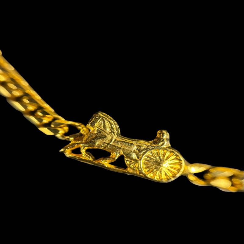 CELINE Bracelet, Gold-plated, Gold-tone Hardware, Gold, Alloy, Bracelet