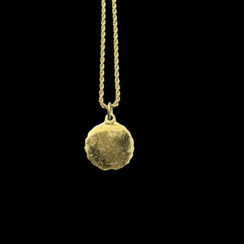 Dior Necklace, Gold-tone Hardware, Gold, Alloy with Rhinestones, Necklace
