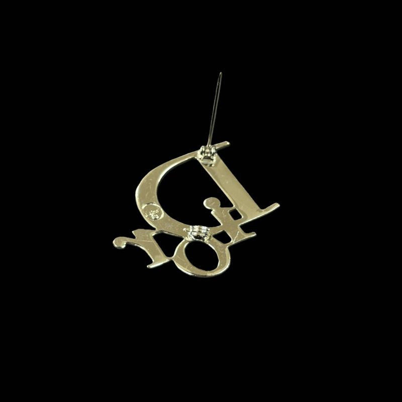 Dior Dior Brooch Silver-Tone Hardware DIOR Silver-Tone Alloy Brooch