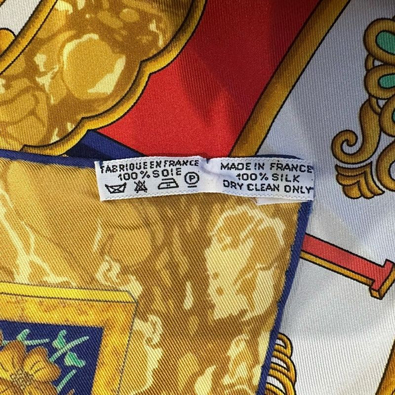 Hermes Scarf Yellow With Tag Gold Hermes Gold Sun Goddess Scarf