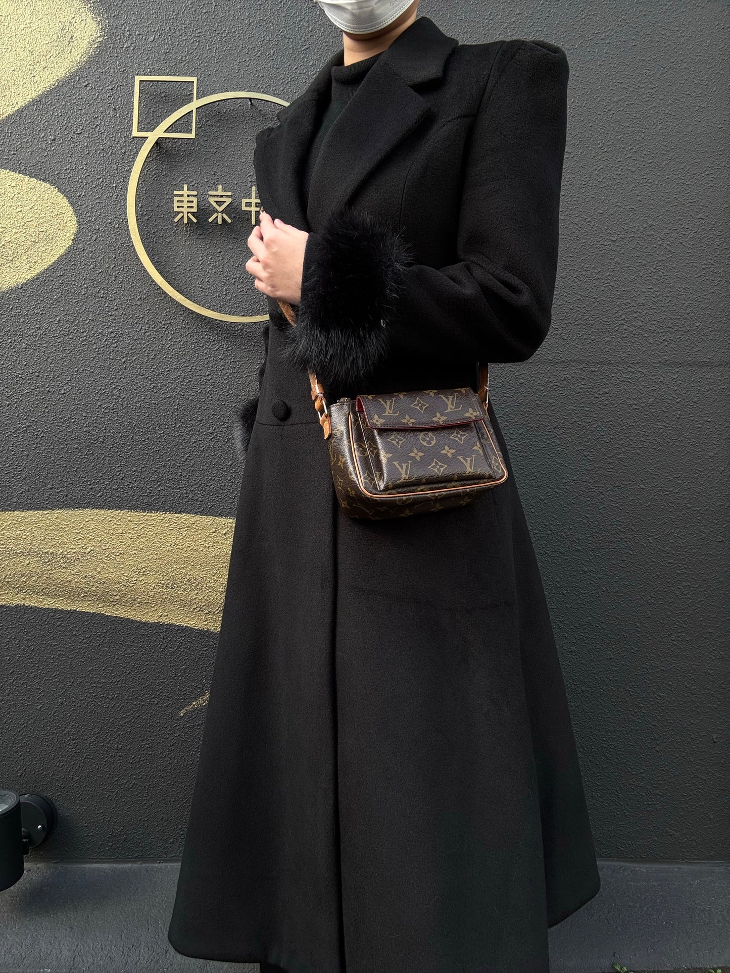 LOUIS VUITTON Viva Cité PM Monogram Shoulder Bag Brown LV Monogram PVC Tofu Crossbody Bag