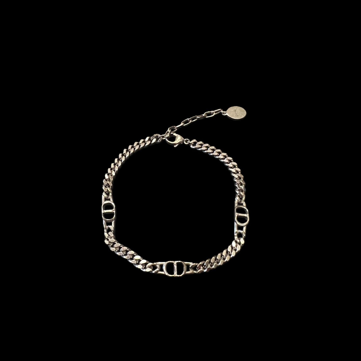 Christian Dior bracelet, 925 sterling silver, with box and dust bag