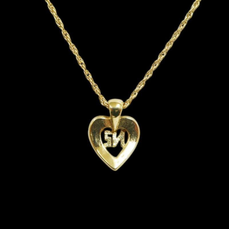 NINA RICCI necklace, gold hardware