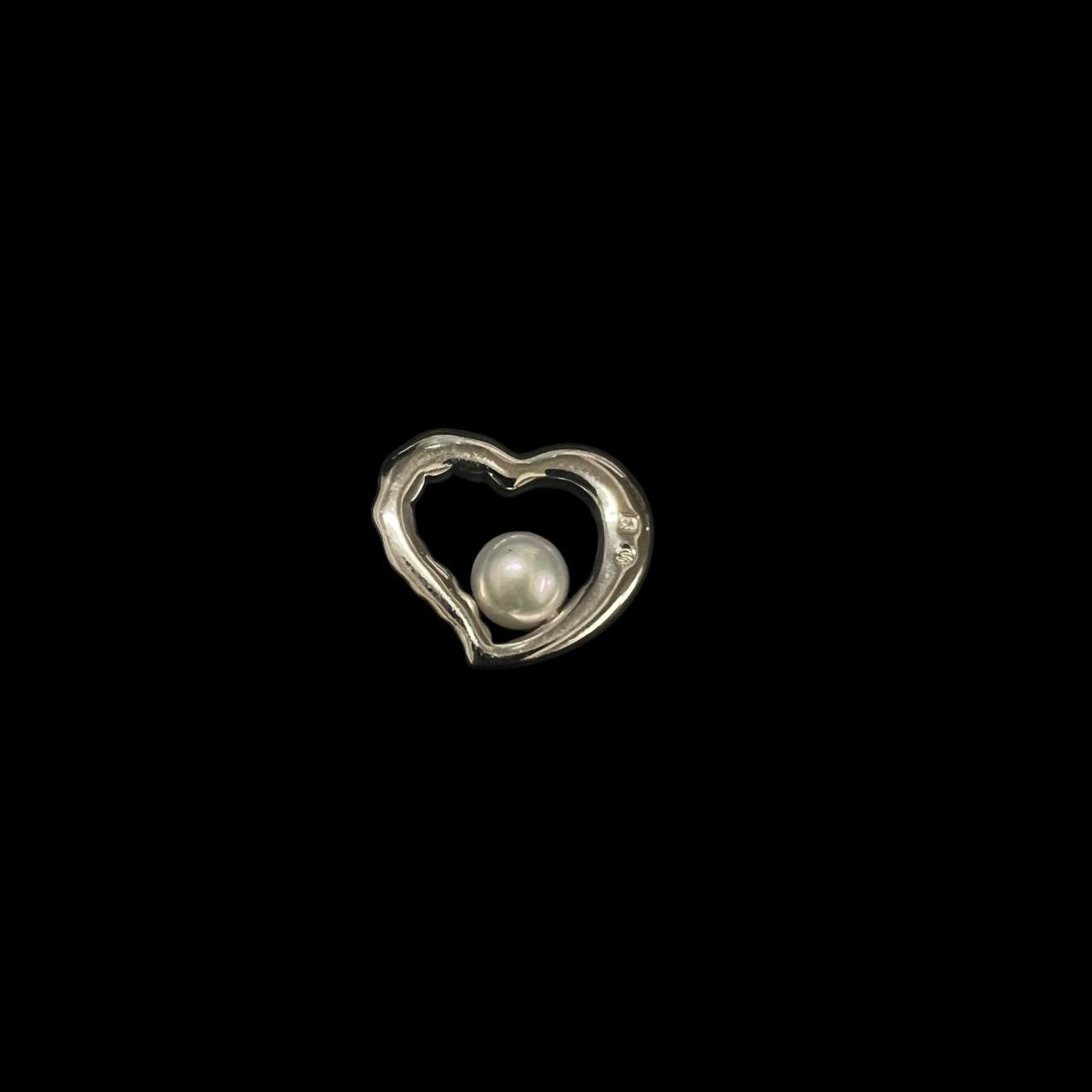 TASAKI Heart Pearl Pendant Top, SV
